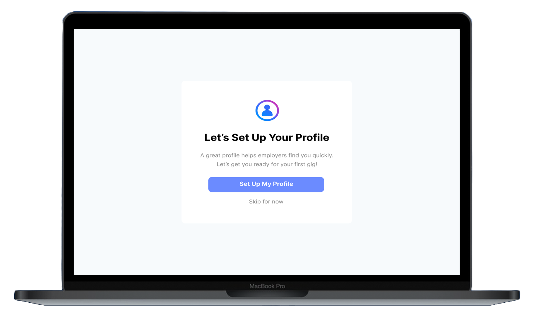 Login and sign up screen
